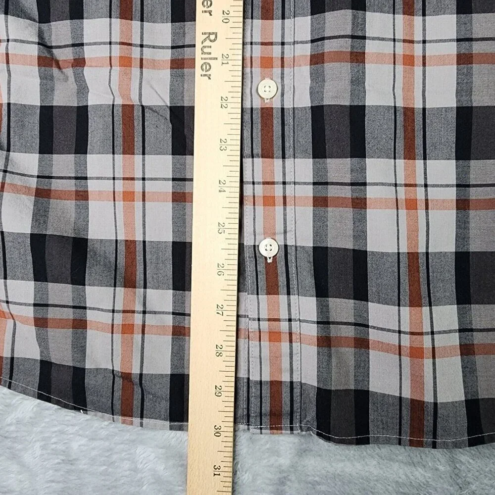 Patagonia Shirt Men Medium Plaid Organic Cotton Long Sleeve Casual Preppy Office